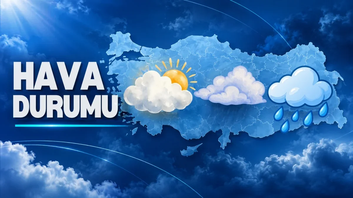 Meteoroloji'den hafta sonu için yağış uyarısı