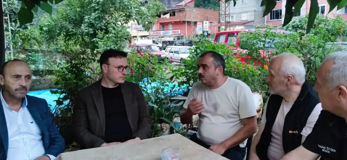 Kuzgun Köyü’ne Kaymakam Kaldırım’dan geçmiş olsun ziyareti
