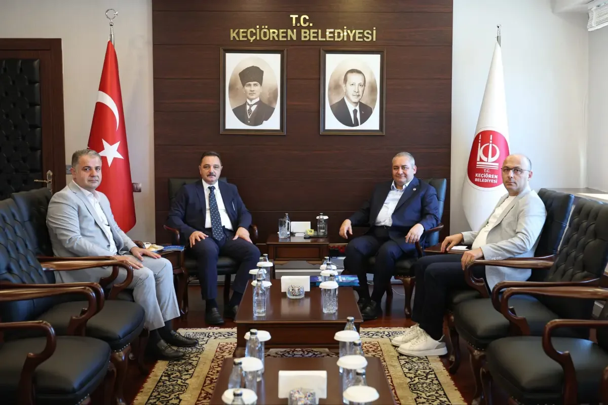 TİMBİR heyetinden Keçiören Belediye Başkanı Mesut Özarslan’a ziyaret