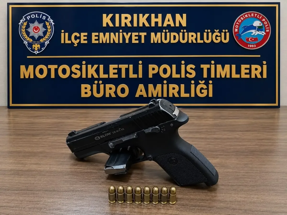 Kırıkhan’da ruhsatsız tabanca ele geçirildi: Şüpheli tutuklandı