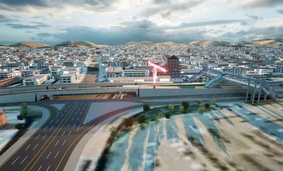 Eyyübiye Köprülü Kavşağı’nda çalışma