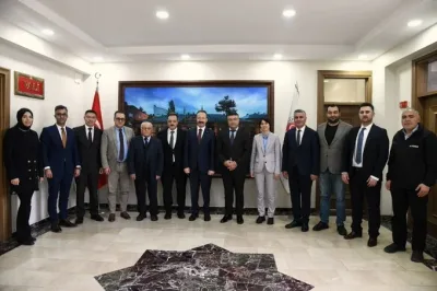 TİMBİR Genel Başkanı Dr. Süleyman Basa Ardahan Valisi Yamlı’yı ziyaret etti