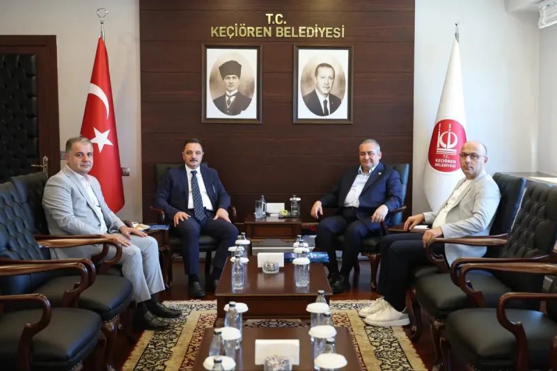 TİMBİR heyetinden Keçiören Belediye Başkanı Mesut Özarslan’a ziyaret